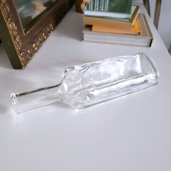 Clear Rose Decor Bottle Vase - Picture 4 of 5